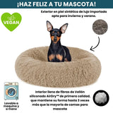 Cama Original Antiestrés Para Perros Mascotikos™ + Almohadita De Regalo 🎁